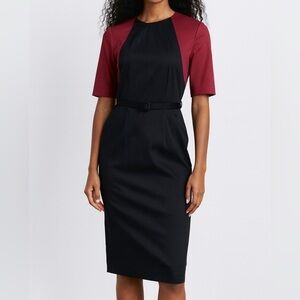 Escada Sport Knee Length Pencil Dress in Black